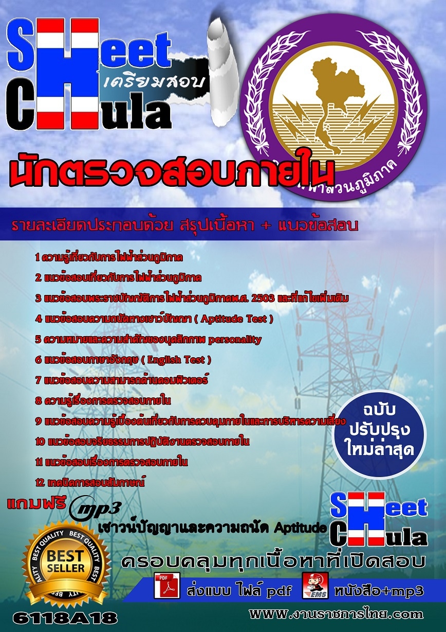 6118A18 นักตรวจสอบภายใน กฟภ.