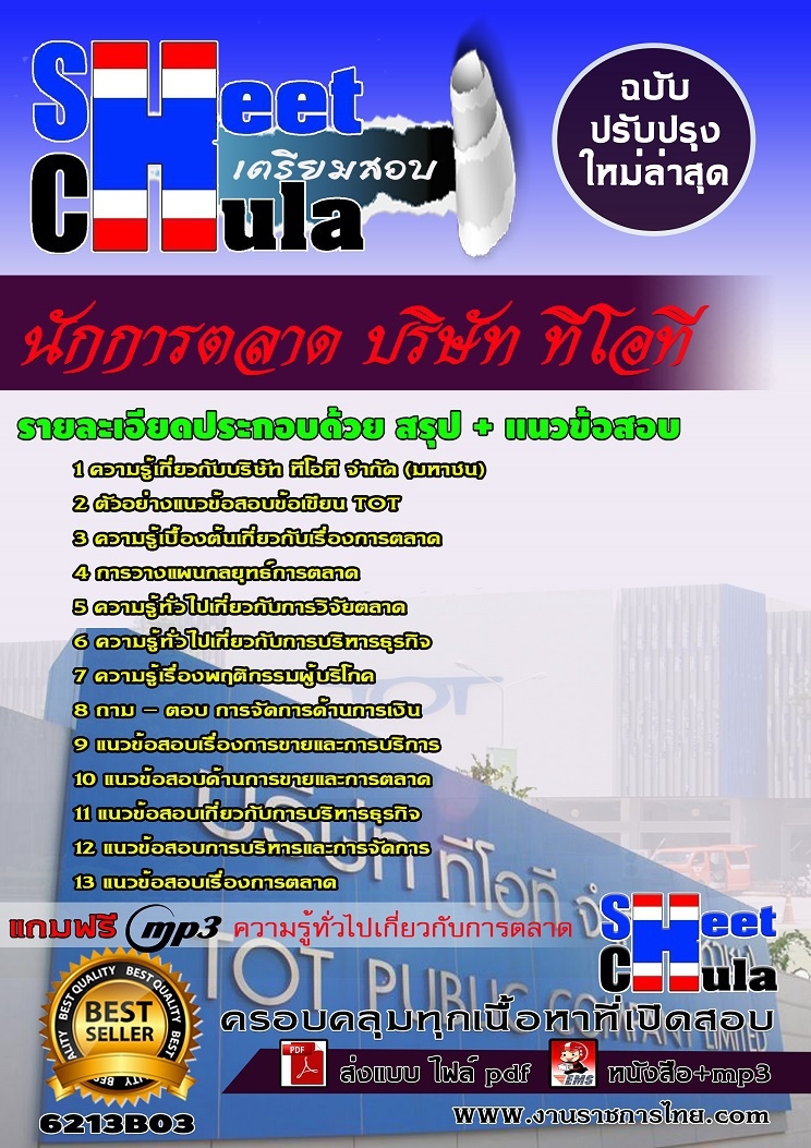 6213B03 นักการตลาด บริษัท ทีโอที